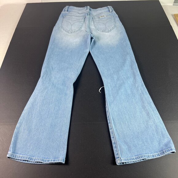 Rolla's Jean Women's 25x26* Dusters Boot Cut Light Blue Distressed Denim Tag 25 - Picture 9 of 16